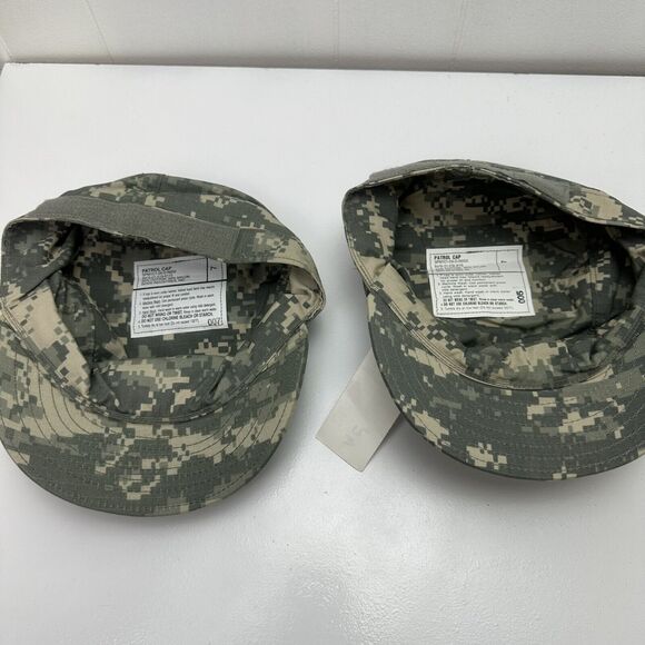 Sekri Industries Military Patrol Cap Hat Camo Size 7 Camouflage Lot of 2 NWT - Picture 8 of 10